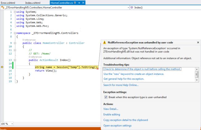 NullReference Exception